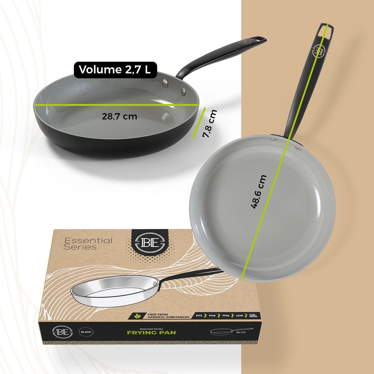 Tefal Renew ON Keramische Koekenpan - 28 cm - Inductie - Grijs reviews | | Standaard koekenpannen