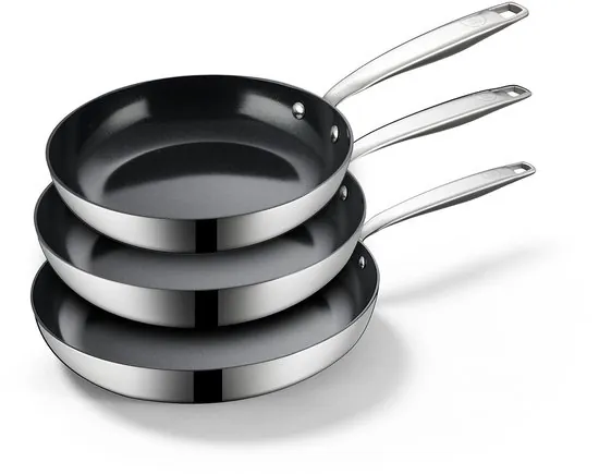 BE Living Essential Series Koekenpannenset Ø 20, 24 &amp; 28 cm
