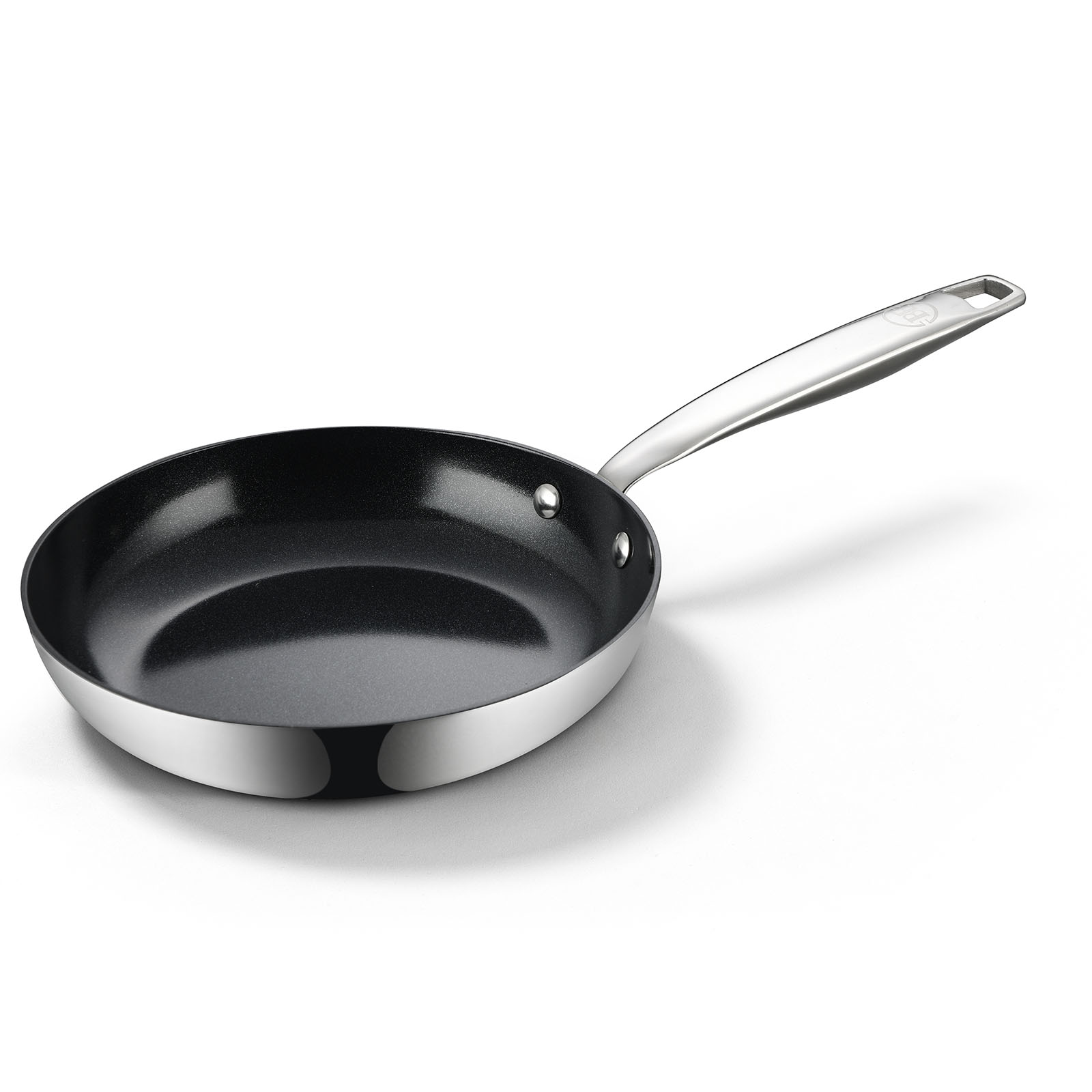 BE Living Essential Series Stainless Steel Black Koekenpan Ø 20 cm
