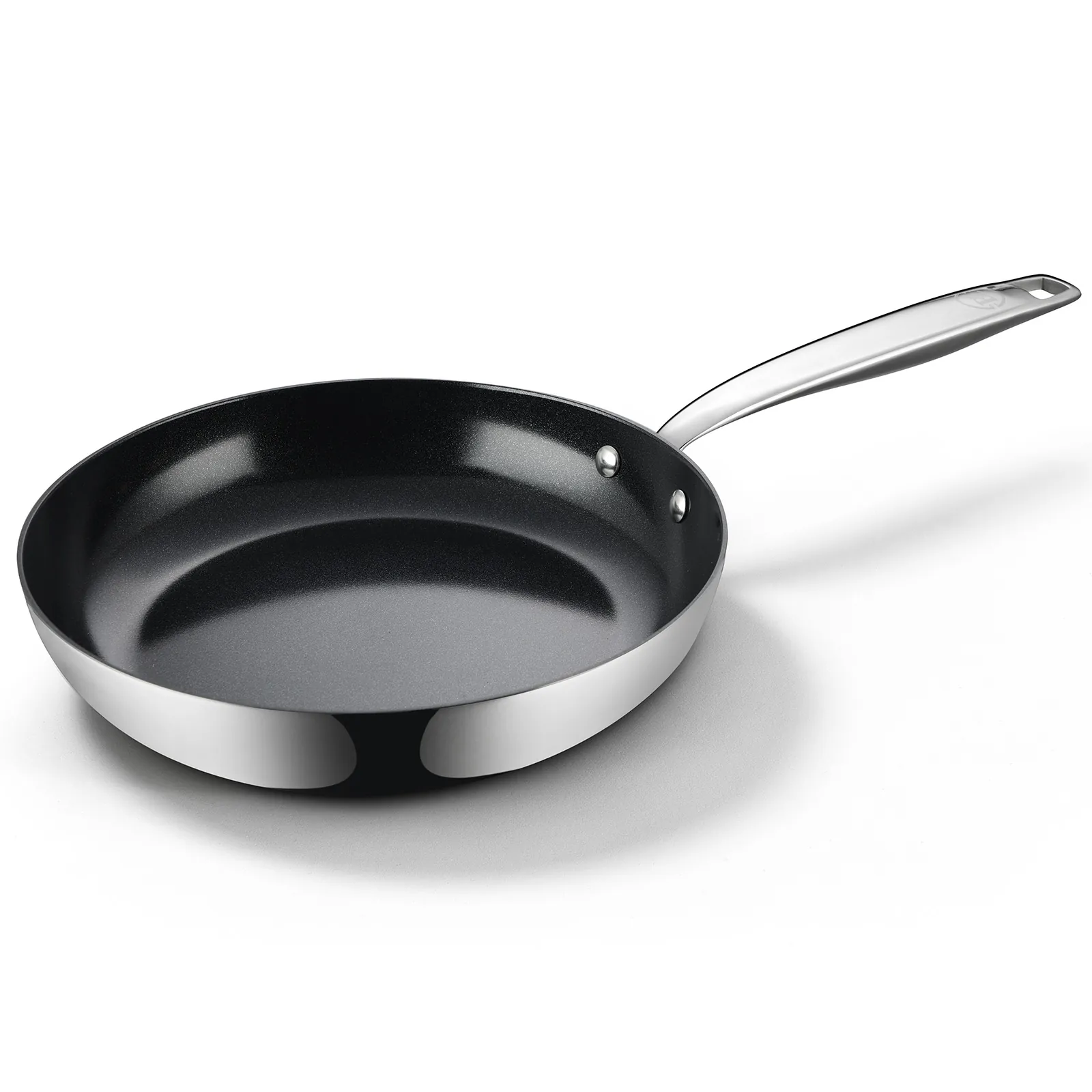 BE Living Essential Series Stainless Steel Black Koekenpan Ø 28 cm