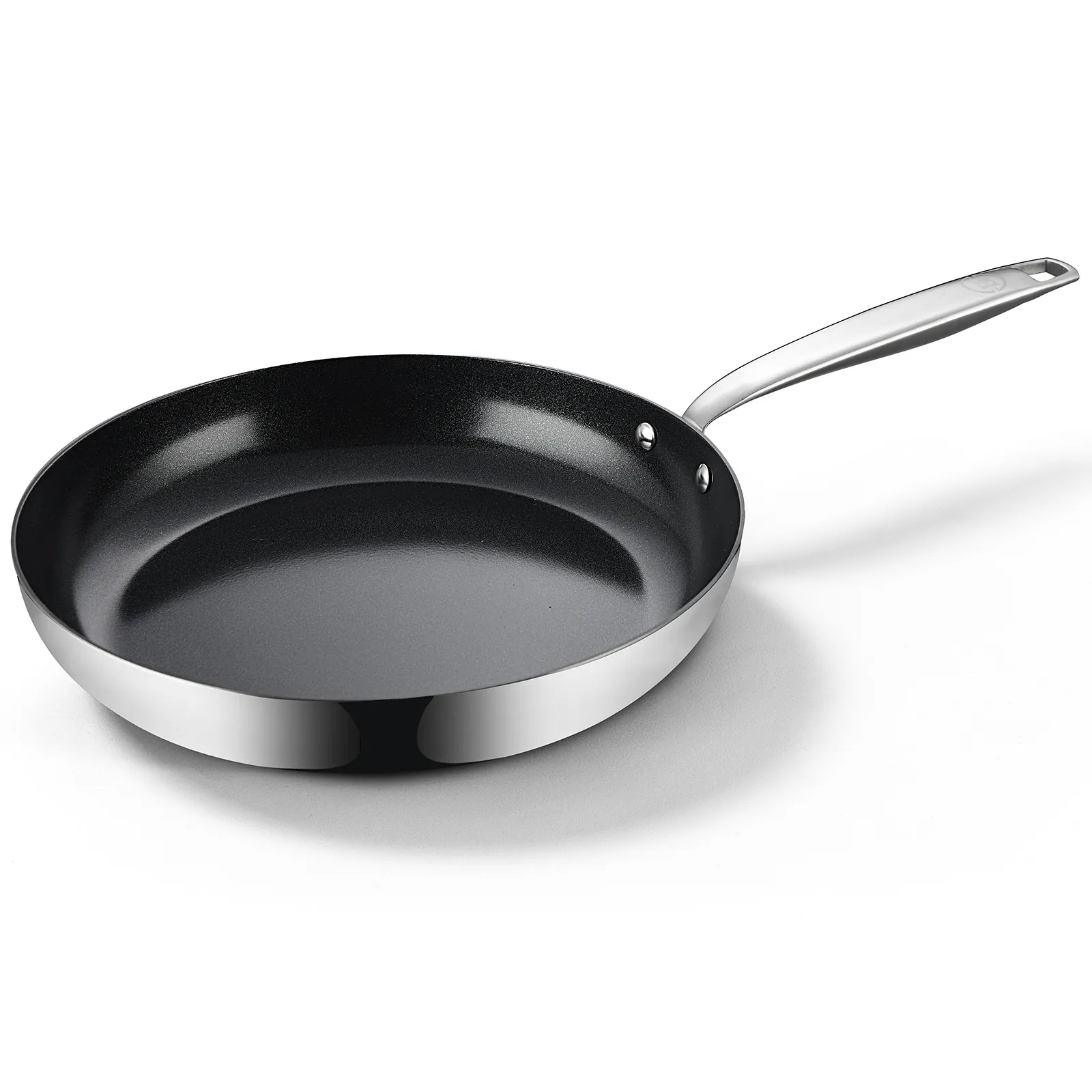 BE Living Essential Series Stainless Steel Black Koekenpan Ø 30 cm