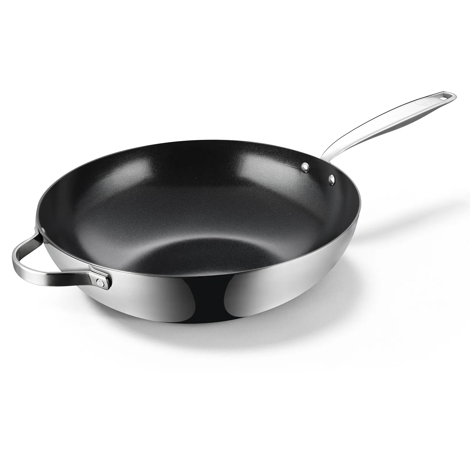 BE Living Essential Series Stainless Steel Black Wokpan Ø 32 cm