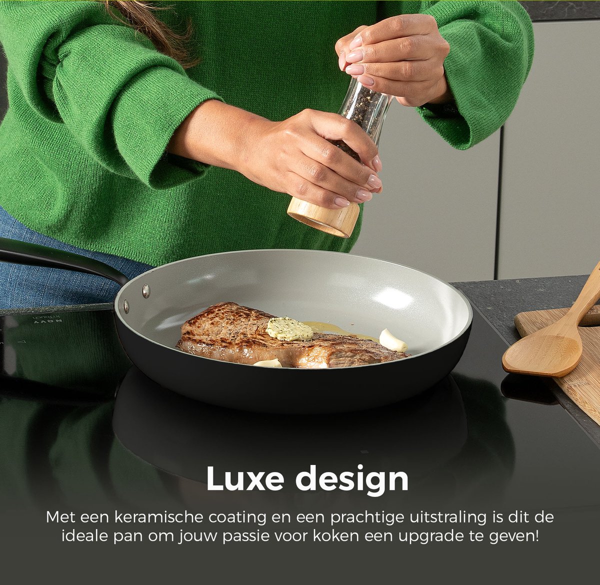 Beka Padella Evolution 28 Cm Con Rivestimento Antiaderente - Adatta A Induzione, Fornelli, Forno - 5